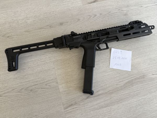 G&G SMC9 Pistol Carbine Full Kit GBB 6mm BB schwarz