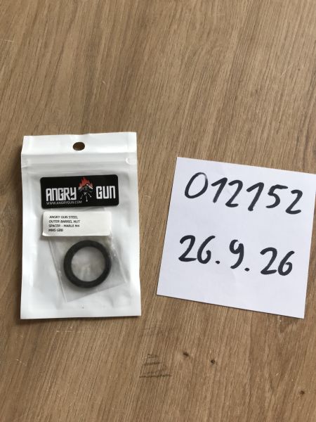 Marui MWS Steel outer barrel Nut Spacer - ANGRY GUN