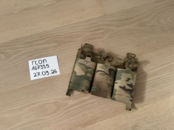 FCPC V5 Style Front Panel – Multicam – 3x M4 Pouches