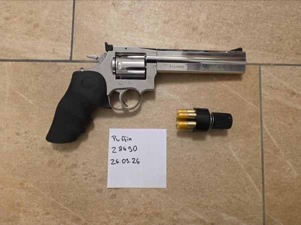 ASG Dan Wesson 715 6 Zoll Revolver CO2 6mm BB chrom LP Version