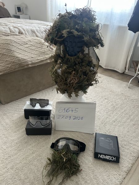 Ghillie-Boonie/Safteygoogles&Anti Fog Unit Ready To Play Set