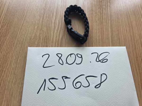 Paracord Armband Schwarz