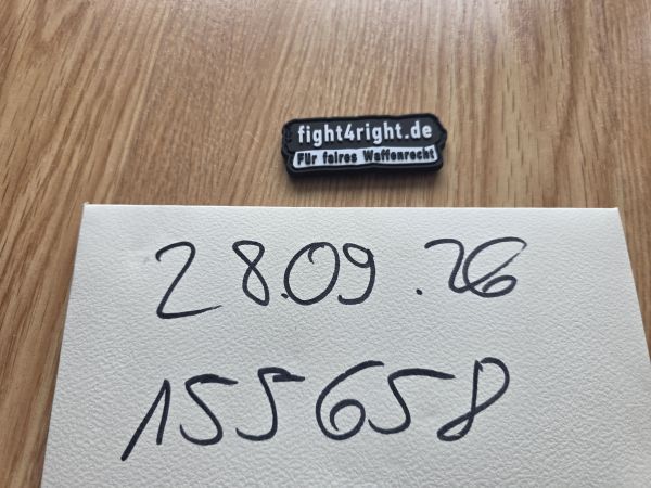 Fight 4 Right PVC Patch