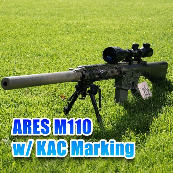 ARES M110 | KAC-Markings/Desert Storm Stil |3x Mags & Zubehör