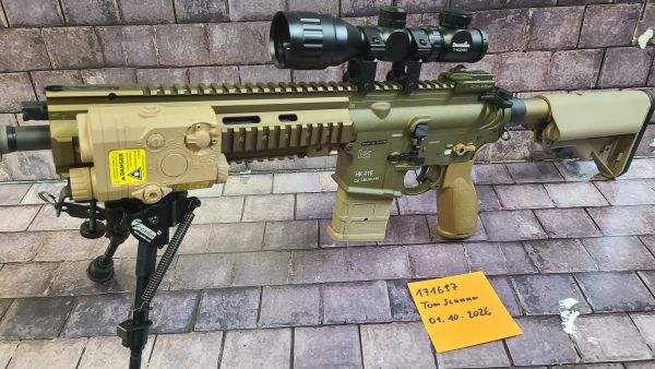 AEG VFC HK416 A5 DMR mit Scope + Zubehör Neuwertig
