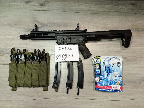 King Arms PDW 9mm mit Zubehör 