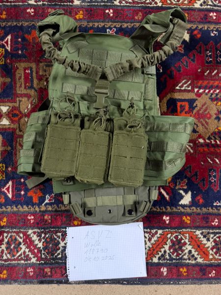 Plattenträger mit Rucksack