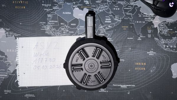 M4/M16 Drum Mag in Black (2300 BBs) - G&G nr.1
