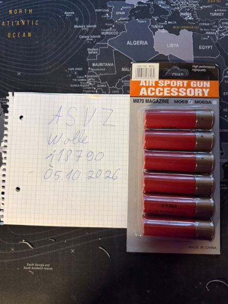 Cyma Shotgun Shells 30 Schuss Rot 6er Pack