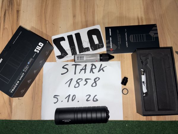 Eshooter Flare SMOKEY tracer Schalldämpfer Silo Edition 