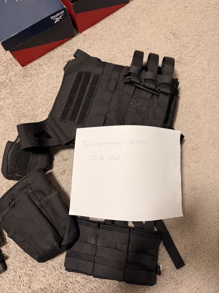 Airsoft2go Chestrig Plattenträger mit vielen Pouches