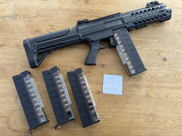 Tokyo Marui SGR-12 Electric Shotgun Vollmetall AEG 6mm BB schwarz