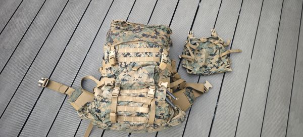 Original USMC ILBE main Pack Marpat 