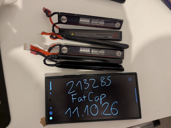 Begadi Amax Lipo Akku Batterie 11,1V 2150 mAh Triple Stick
