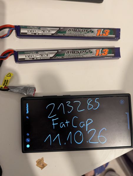Turnigy 7,4V Lipo Akku Batterie 1300 mAh AK Stick Type