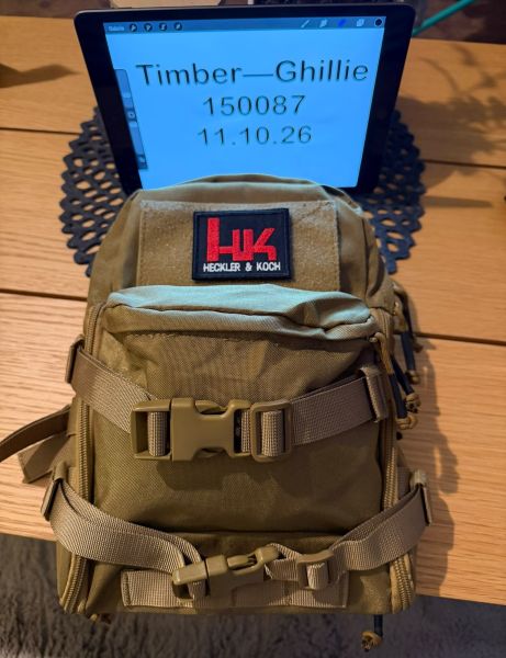 Backpack TAN für Plattenträger