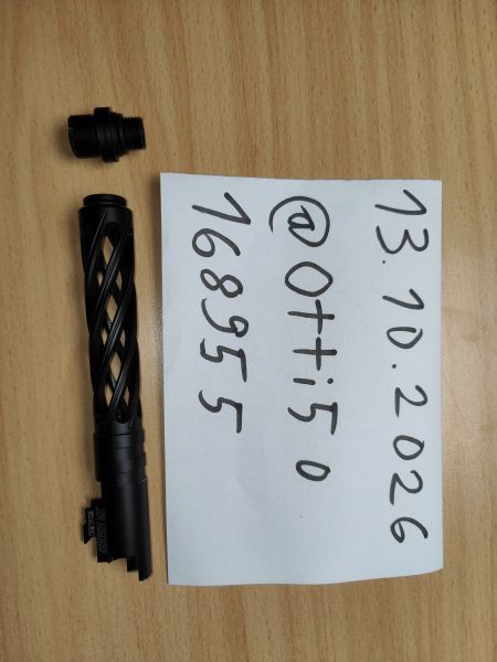 Dr. Black Super Hollow Alu Outerbarrel für TM HiCapa 5.1 