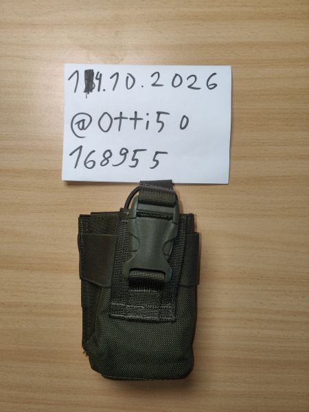 Granatpouch in green