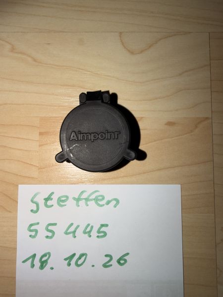 AIMPOINT FLIP UP COVER ORIGINAL FRONT MARKINGS REDDOT ROTPUNKTVISIER ABDECKUNG