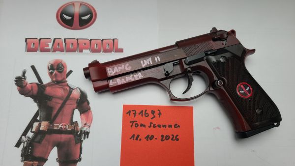 M9 Pistole Deadpool Custom Edition Vollmetall GBB