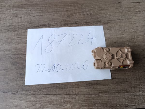 Dummylaser/Akkubox in Tan