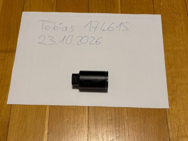Flashhider Kompensator M4 sound amplifier 80mm Skull Frog