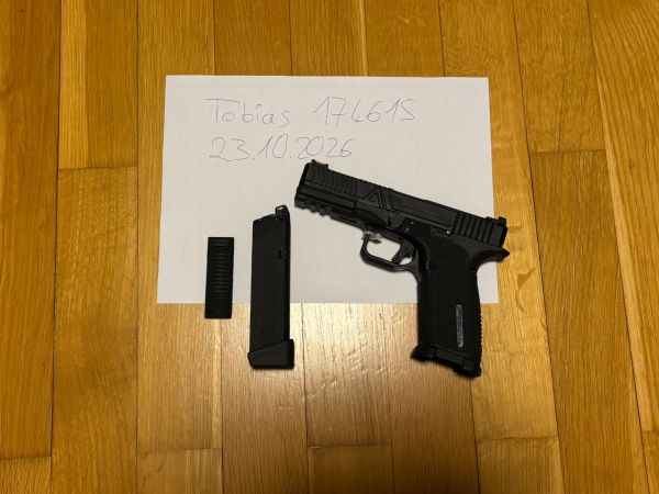 RWA Agency Arms EXA GBB schwarz