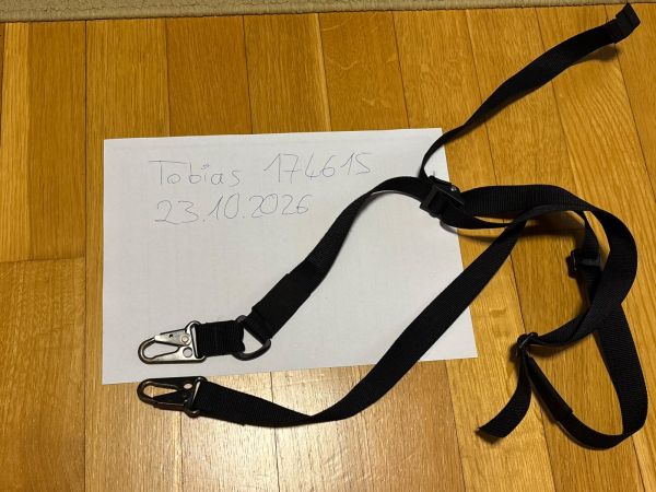 2 Punkt Sling schwarz
