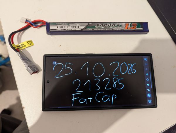 Turnigy 7,4V Lipo Akku Batterie 1300 mAh AK Stick Type