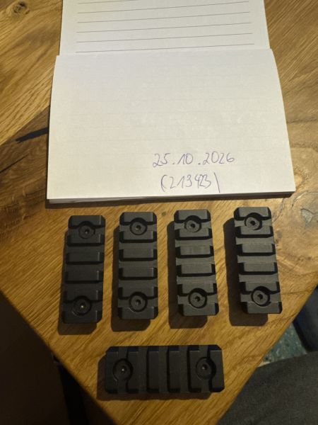 Picatinny Schienen Set für M-LOK alu 